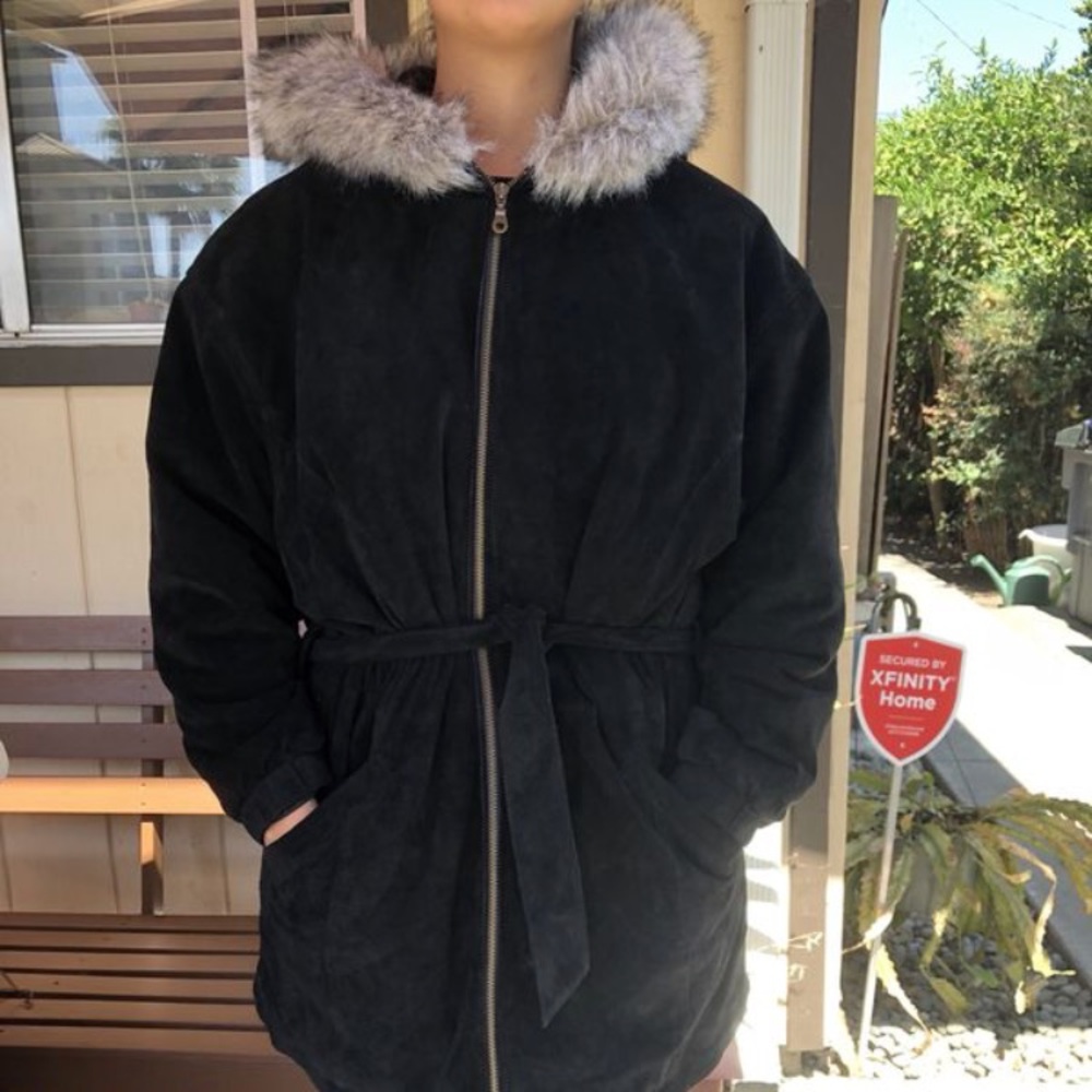 Black coat
